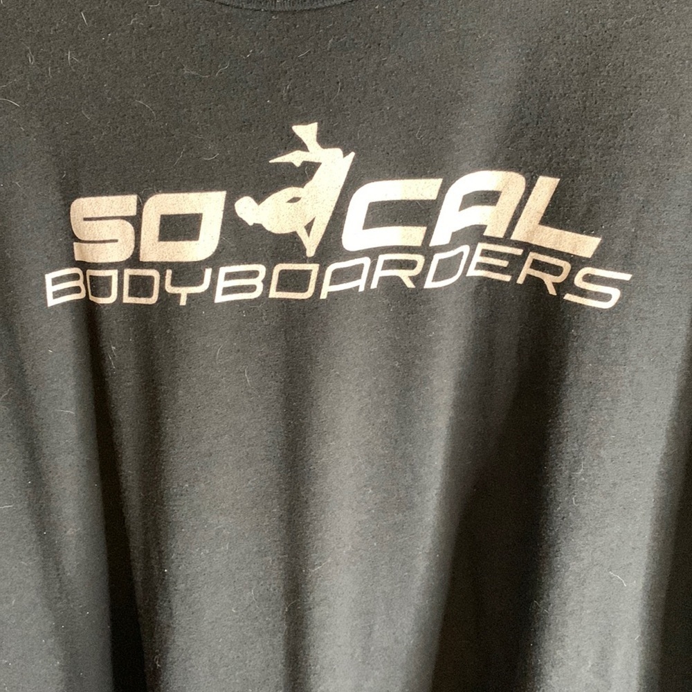 Bella-Canvas t-shirt SO CAL Bodyboarders, Size 2XL, black, good condition